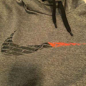 Gray Nike hoodie